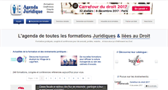 Desktop Screenshot of agenda-juridique.fr